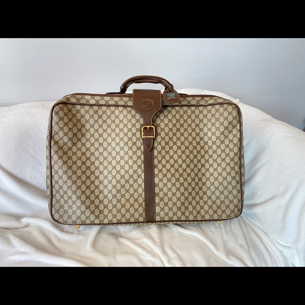 Vintage authentic Gucci luggage suitcase - Picture 1 of 14